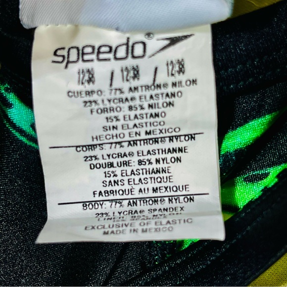 Women’s Speedo Solar Canopy Purpose Flyback Racerback Swimsuit Size 12/38 Lined. - Picture 15 of 16